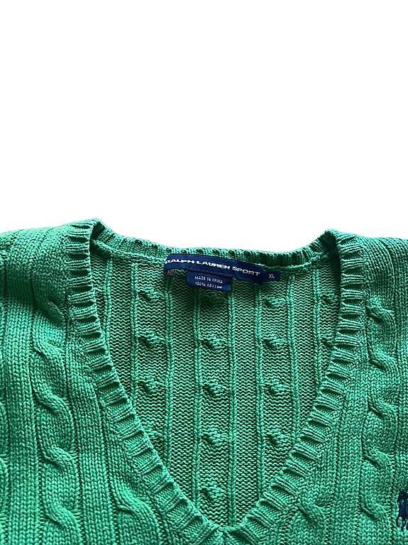 Ralph Lauren Maglioni & Felpe: Green Ralph Lauren Cable Knit Sweater – Nuovo (secondo la descrizione) da Erstfeld venduto da RewearKollektiv 2