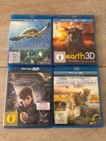 Blu-Ray 3D Filme-Set: Fantastische Tierwesen, Safari, etc.