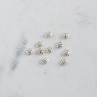Perlenkappen Silber 925 (K69)