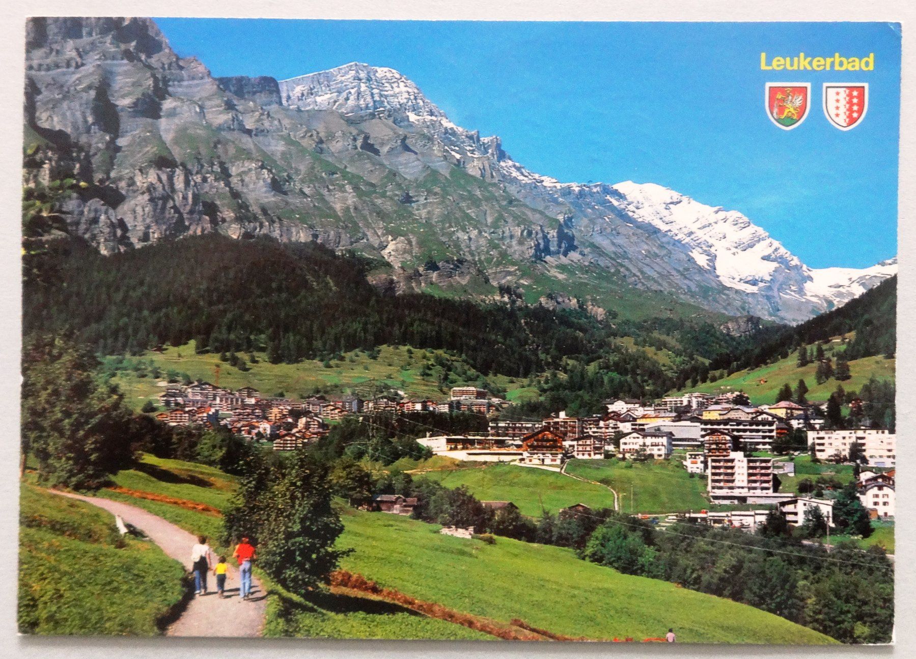 Cartoline postali: Leukerbad 1401 m, Loèche les Bains – Usato da Fétigny venduto da Billy2miny