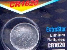 Lithium-Knopfzelle  Batteria A Bottone CR1620 3V