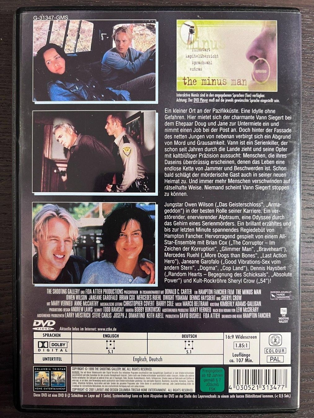 Tutti i DVDs: The Minus Man – Usato da Zürich venduto da FilmFreunde 1