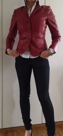 Jacke ECHT LEDER  HEINE NP 530 CHF
