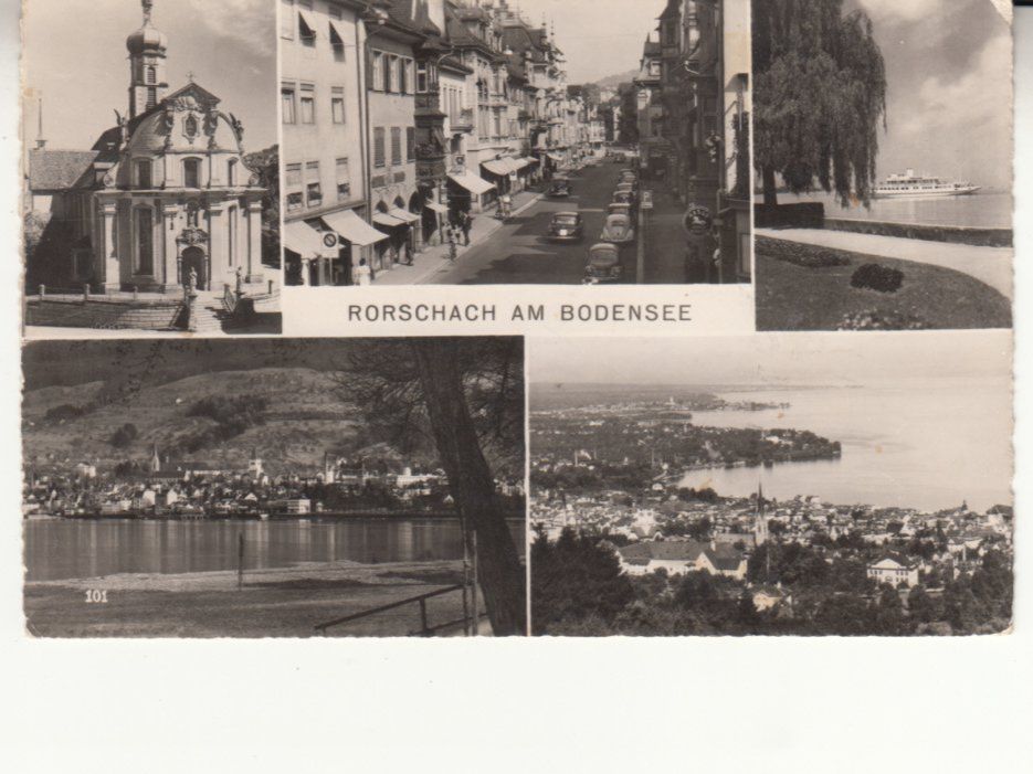 Ansichtskarten: Rorschach 1954 – Gebraucht aus Bürglen TG von StampGraf