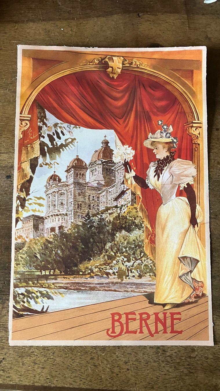 Foto & Immagini: Affiche Berne Plakat retro repro – Usato da St-Cierges venduto da LeRegain