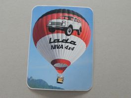 Abziehbild Kleber ca. 1980 Heissluft Ballon Auto Marke Lada