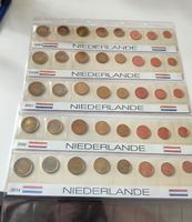 Münzsatz Niederlande 1999,2000,2001,2002 und 2014 Euro Stgl