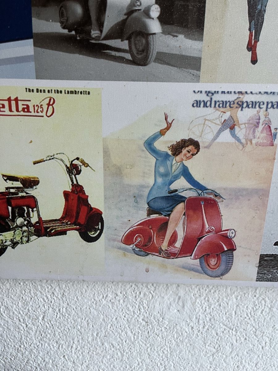 Foto & Immagini: Vespa Bild, 99 cm x 99 cm – Usato da Zürich venduto da jmg_8005 2