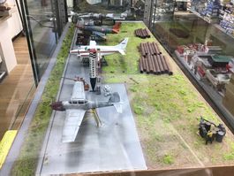 Flugzeug Diorama, Modellbau, Flugzeuge, Sammlerstück! 1:72