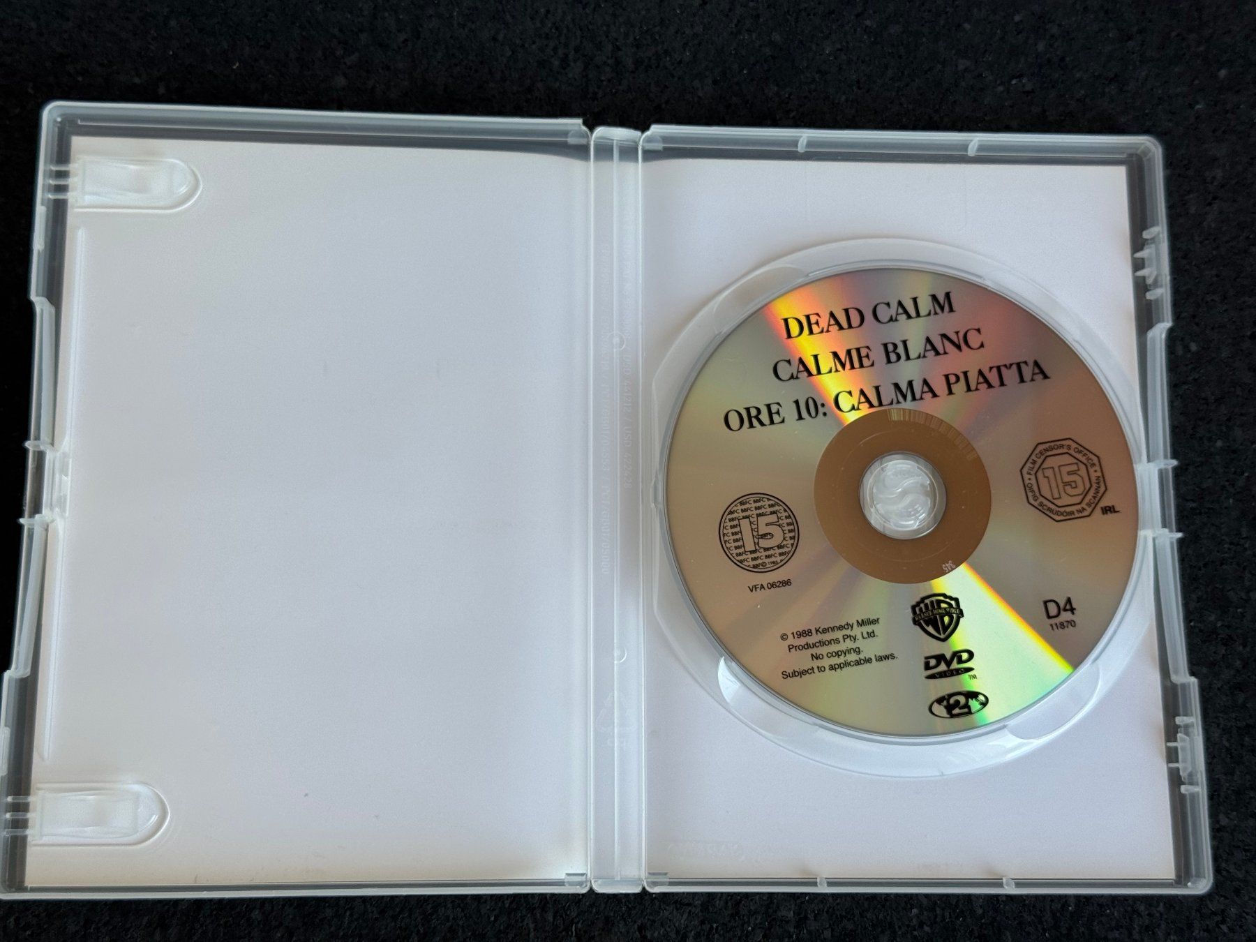 Tutti i DVDs: DEAD CALM "Todesstille" DVD EN/FR/IT De-Untertittel – Usato da Fribourg venduto da tschjoly 4