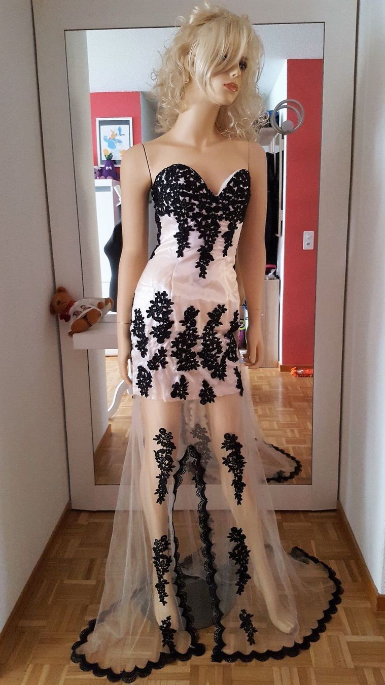 Vestiti: Sexy Abendkleid Spitze Tüll Gr. 34 oder 36 - AUSVERKAUF!!! – Nuovo e nell'imballaggio originale da turbenthal venduto da lory300zx