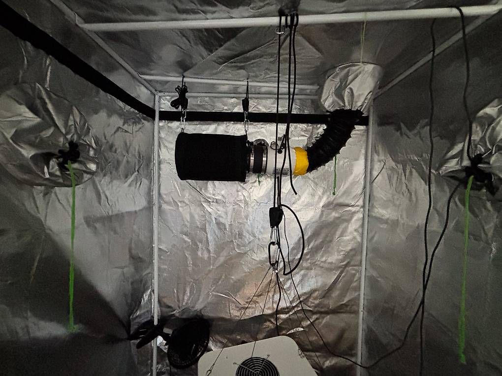 Growbox Sonstiges: Growbox Komplettset inkl. LED-Lampe & Abluftsystem – Gebraucht aus Hochdorf von kor_5bfd 3