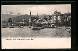 Luzern, Panorama vom Vierwaldstätter Se