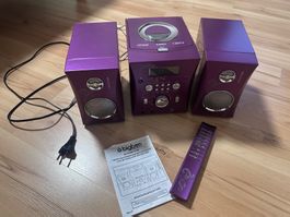 CD-Player und MP3/WMA/USB-Wiedergabe mit Fernbedienung
