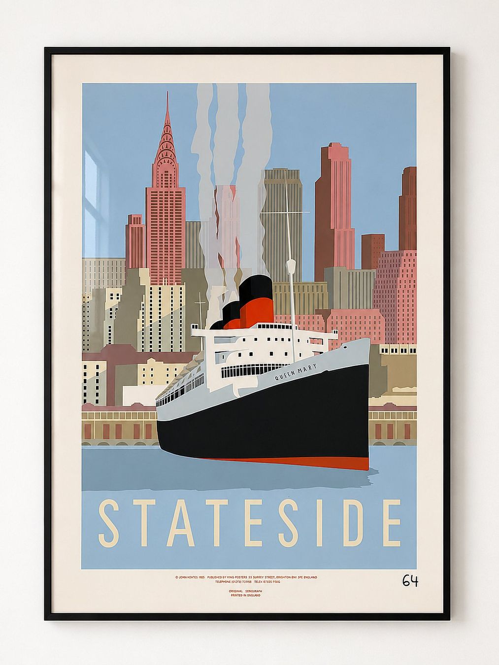 Grafiken & Lithographien: Sérigraphie John keates Queen Mary – Gebraucht aus Montreux von LeVintage33