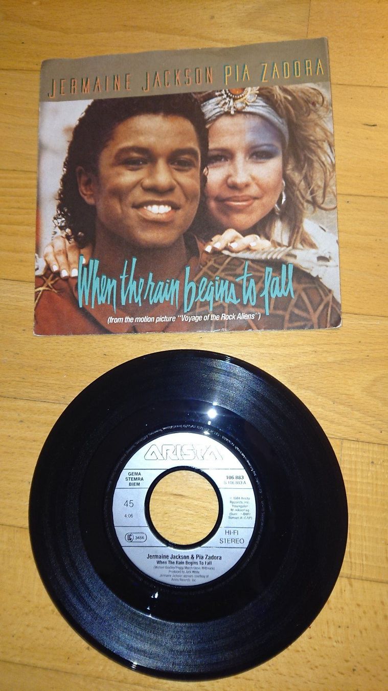 Dischi in vinile: Jackson & Zadora - When the Rain ... - Single 1984 – Usato da Egg b. Zürich venduto da orwell1984