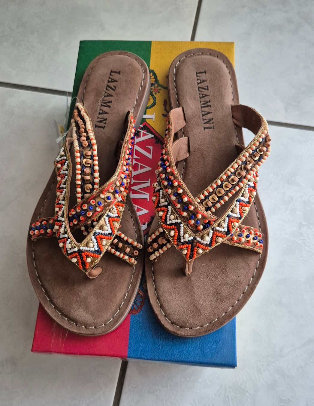 Lazamani Scarpe da donna: Zehentrenner Lazamani Neu – Nuovo e nell'imballaggio originale da Zufikon venduto da hexli48 1