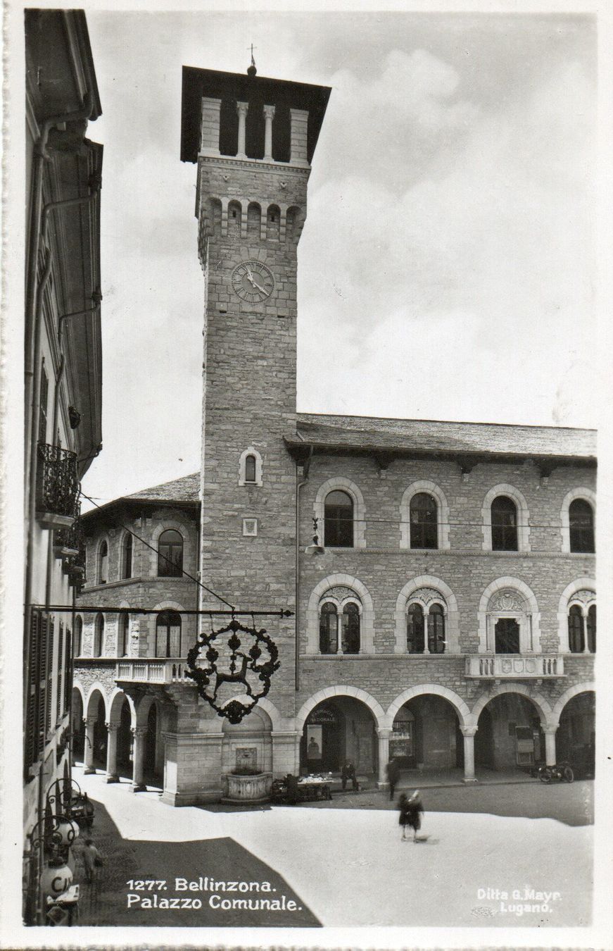 Cartes postales: Bellinzona - Palazzo Comunale – Neuf (Voir description) à Melano par pisonsdro