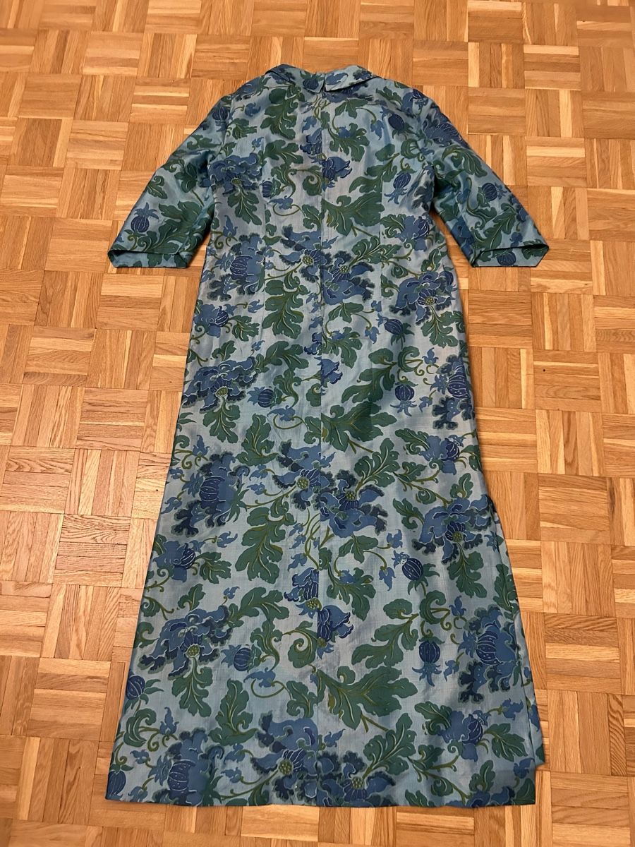 Kleider: 60er Jahre Kleid aus Seide in Türkis – Gebraucht aus Birsfelden von Exclusivity 4