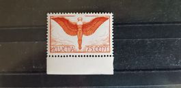 Flugpost Briefmarke postfrisch Ikarus orange