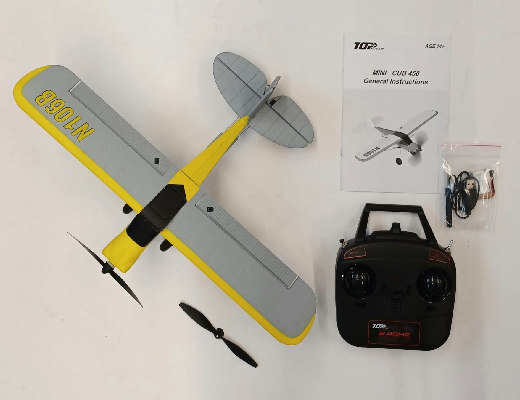 Modellismo RC: TOP-RC Mini Cub Gelb RTF 450mm / TOP106B01 – Usato da Hosenruck venduto da soxos01