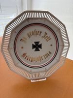 Eisernes Kreuz 1914, 2 Patriotische Porzellanteller