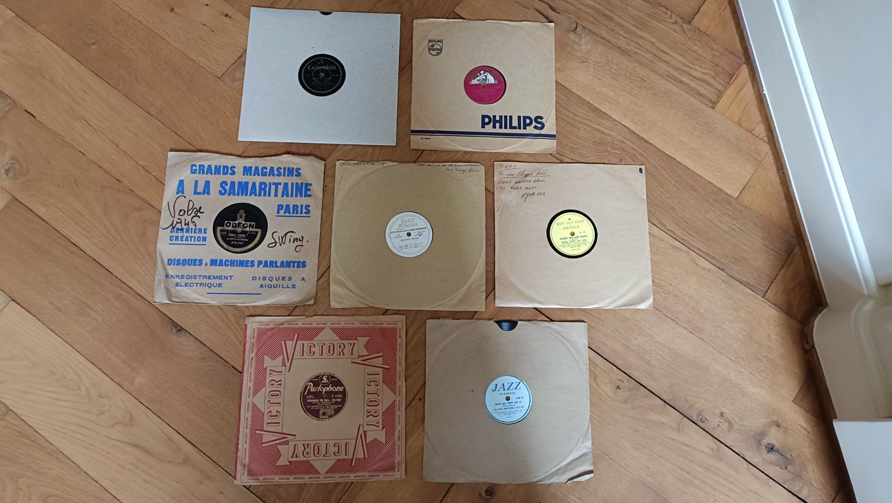 Dischi in vinile: 7x Blues / Swing 78rpm Schellack – Usato da Basel venduto da ncs_n2zb 1
