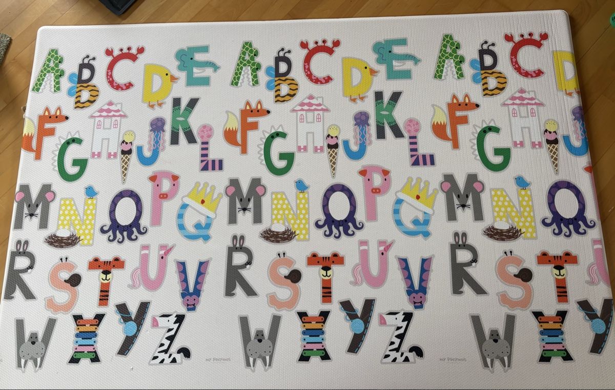 Tappeto da gioco: Spielmatte doppelseitig Strasse+Alphabet – Usato da Jona venduto da carms16 1