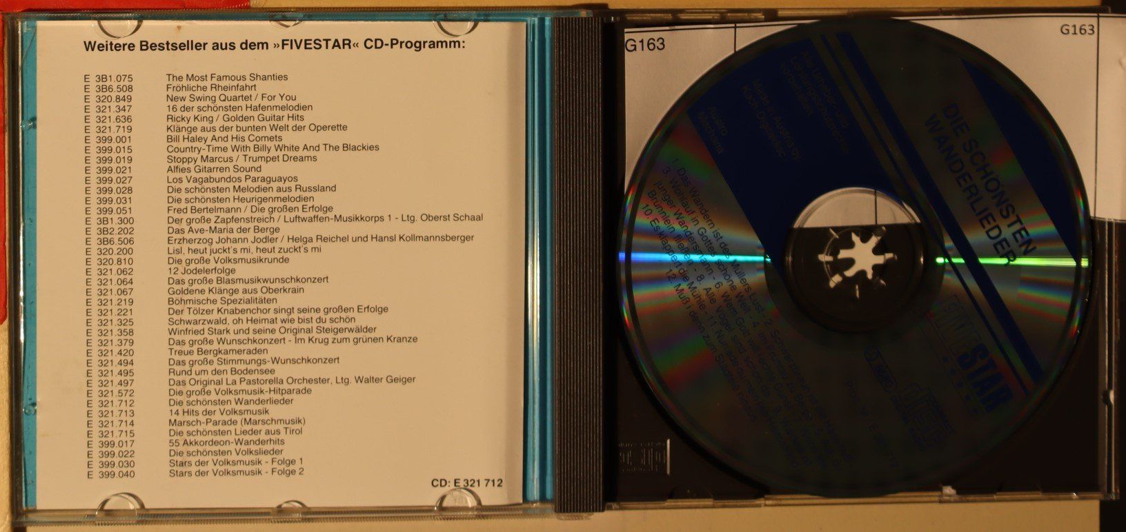 CD: Die Schönsten Wanderlieder – Usato da Luzern venduto da CONTENTI 1