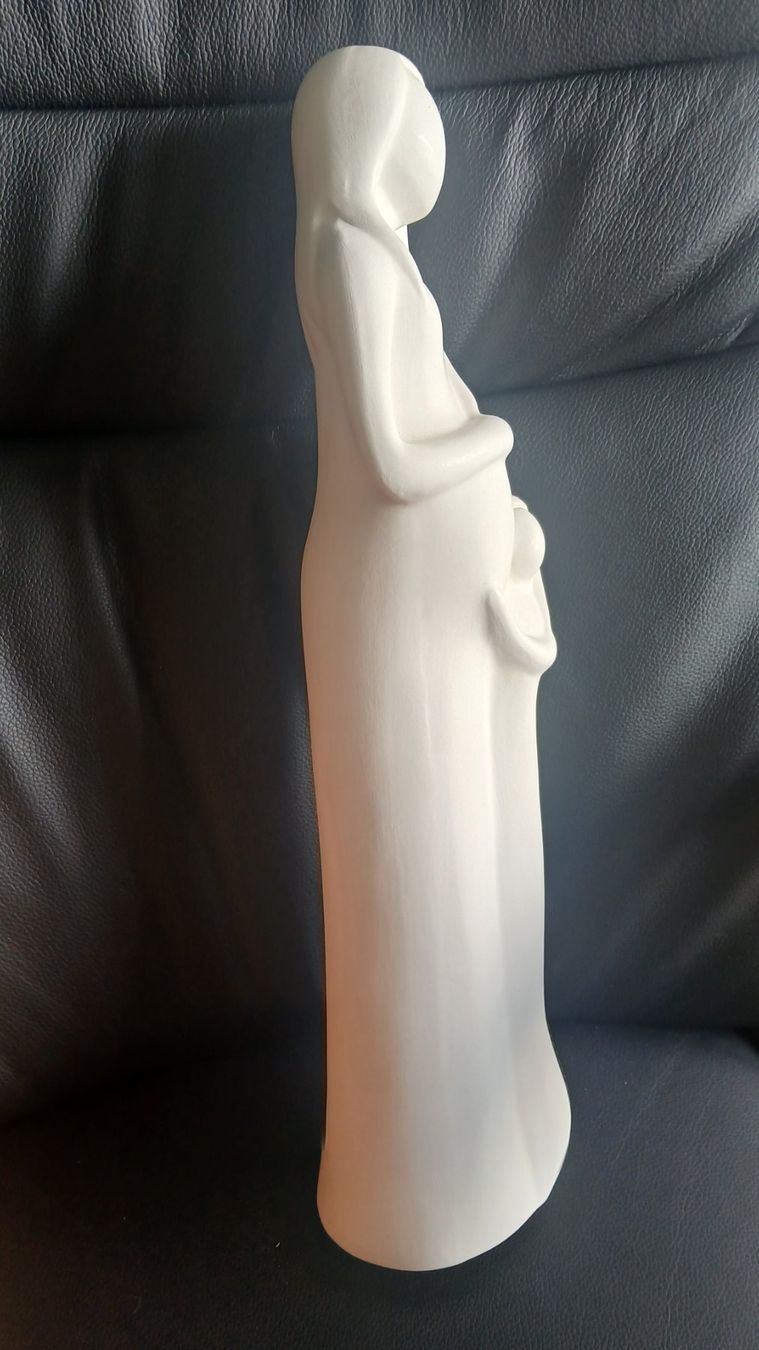 Statuette: Schwangere mit Kind, Gilde Handwerk – Nuovo (secondo la descrizione) da Udligenswil venduto da Quarz2002 1
