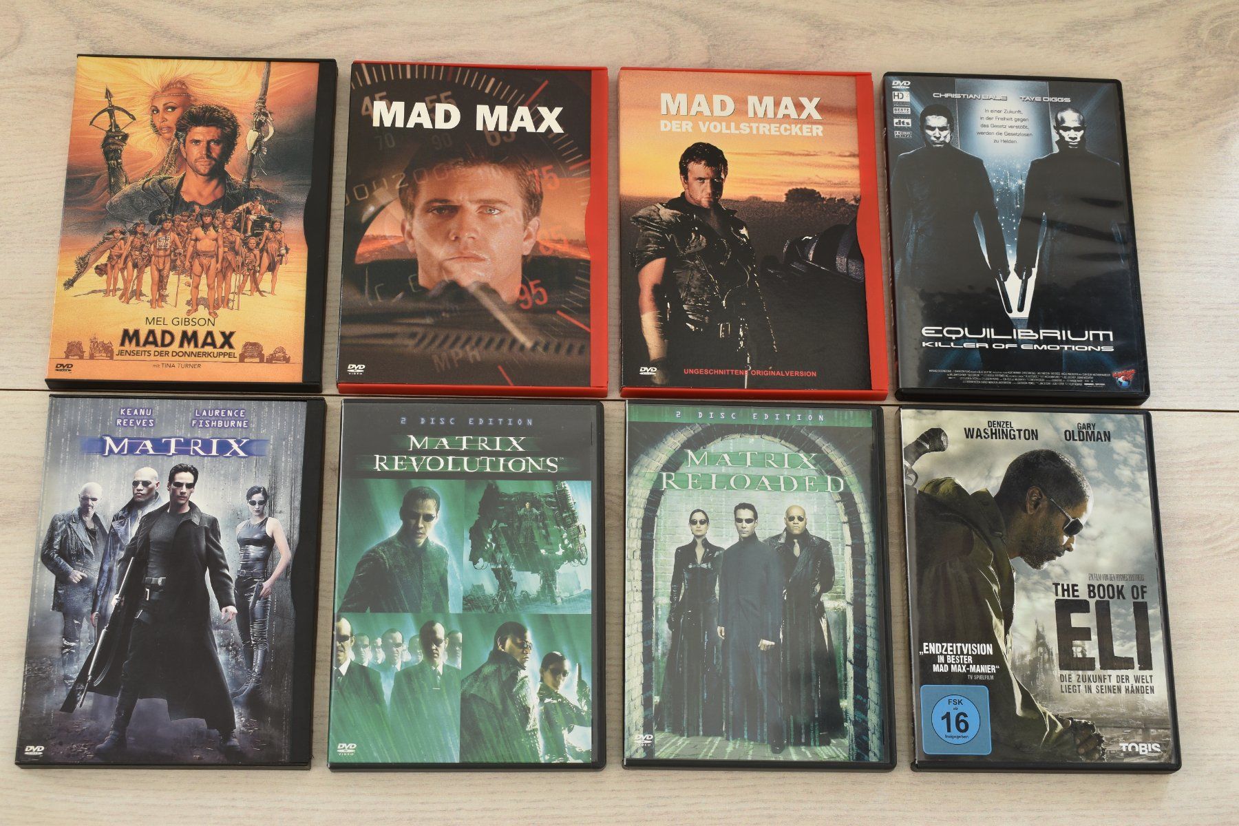 Alle DVDs: 8 Endzeit & Sci-Fi DVDs – Gebraucht aus Azmoos von greenstone13