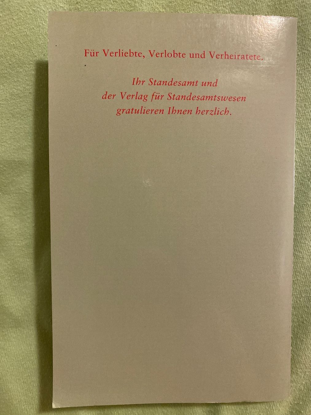 Libri: Buch Wir Trauen Uns / seltene Ausgabe – Nuovo (secondo la descrizione) da Niederbüren venduto da funkel06 1