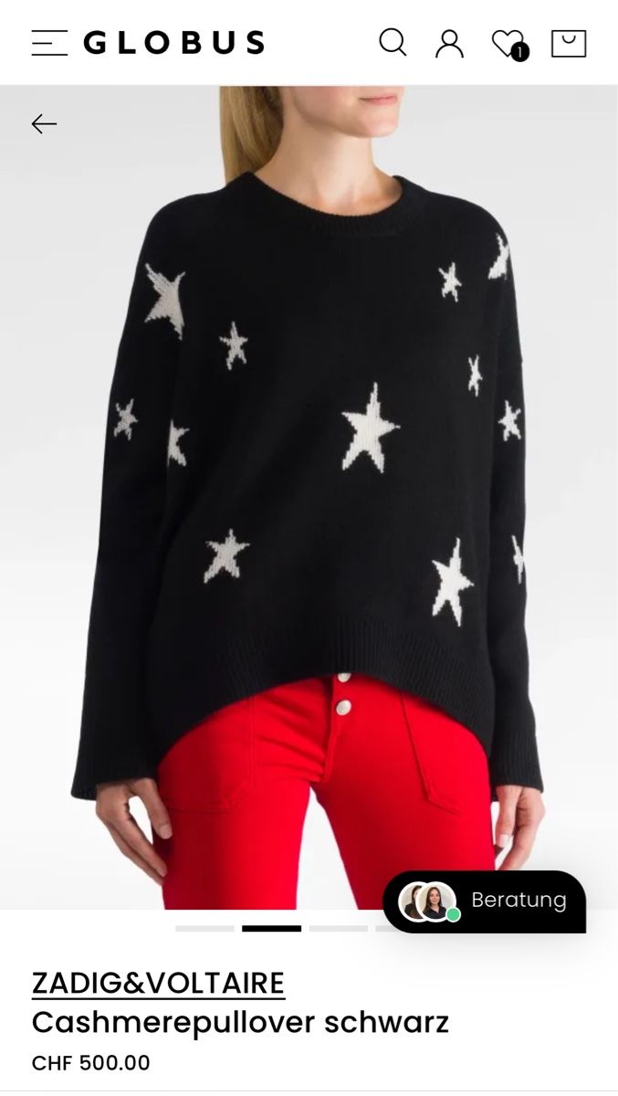 Pulls & Sweat-shirts: ZADIG&VOLTAIRE Cashmerepullover schwarz – D'occasion à Wolfhausen par sellingmycloset 4
