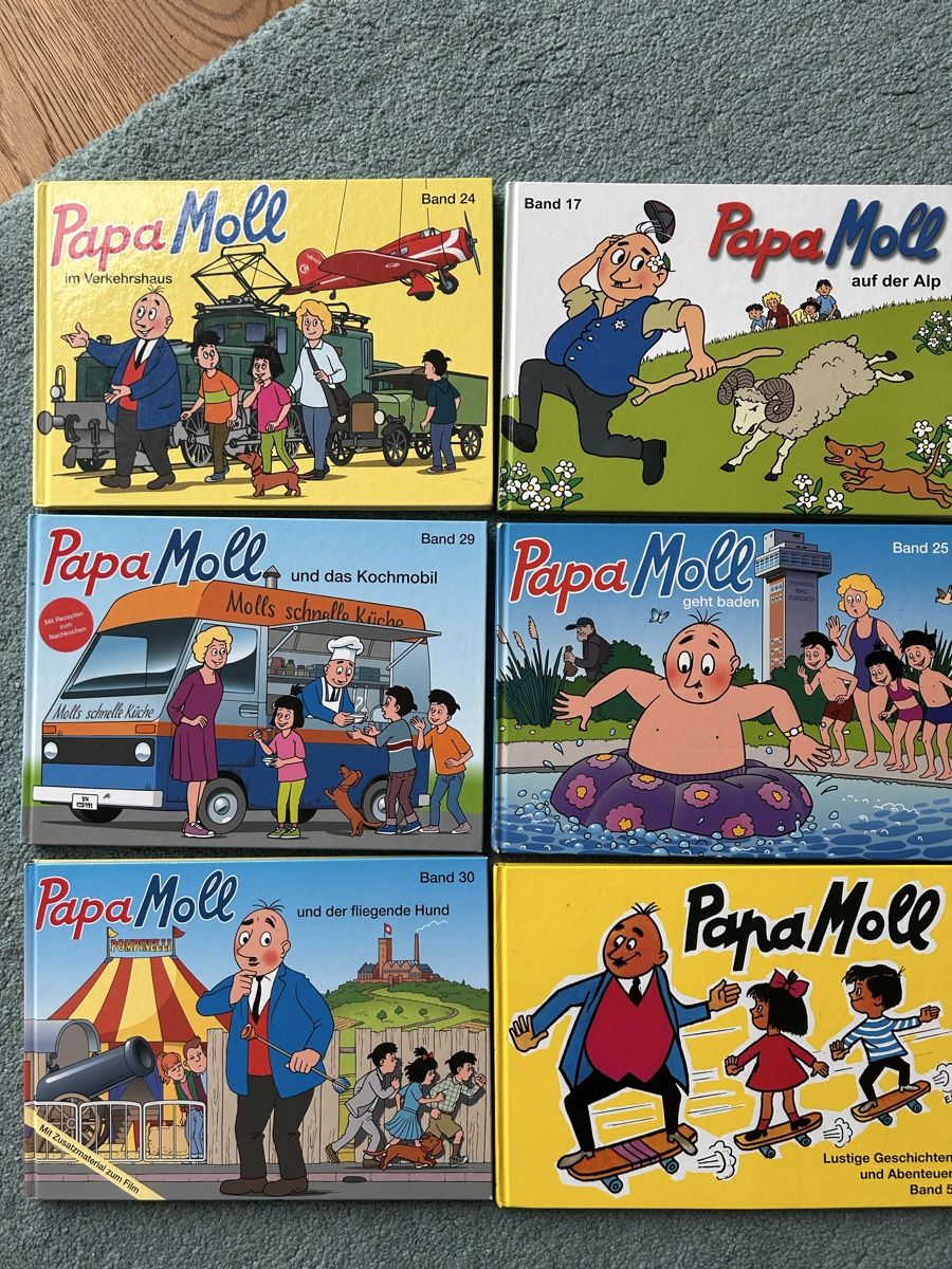 Libri: Papa Moll, 6 Bänder  – Usato da Bern venduto da rakuten73