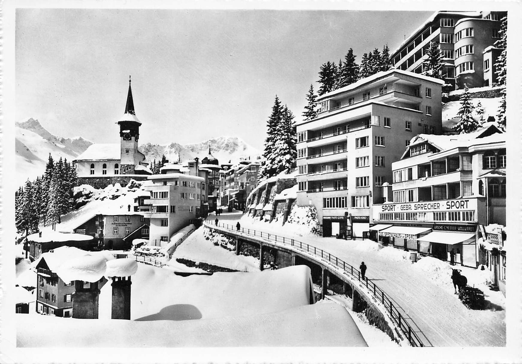 Ansichtskarten: Arosa Dorf G – Gebraucht aus Biasca von Blenio71