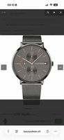Tommy Hilfiger Jenna 1781945 Damenuhr Grau IP Mesh