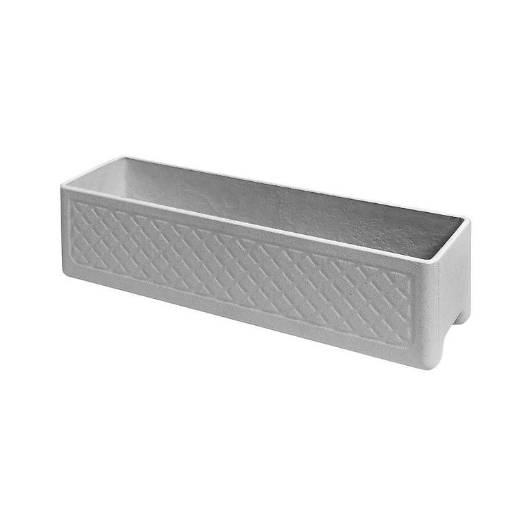 Vasi per fiori: Eternit Blumenkasten inkl. Metallhalter – Usato da Meilen venduto da san_jpk2 2