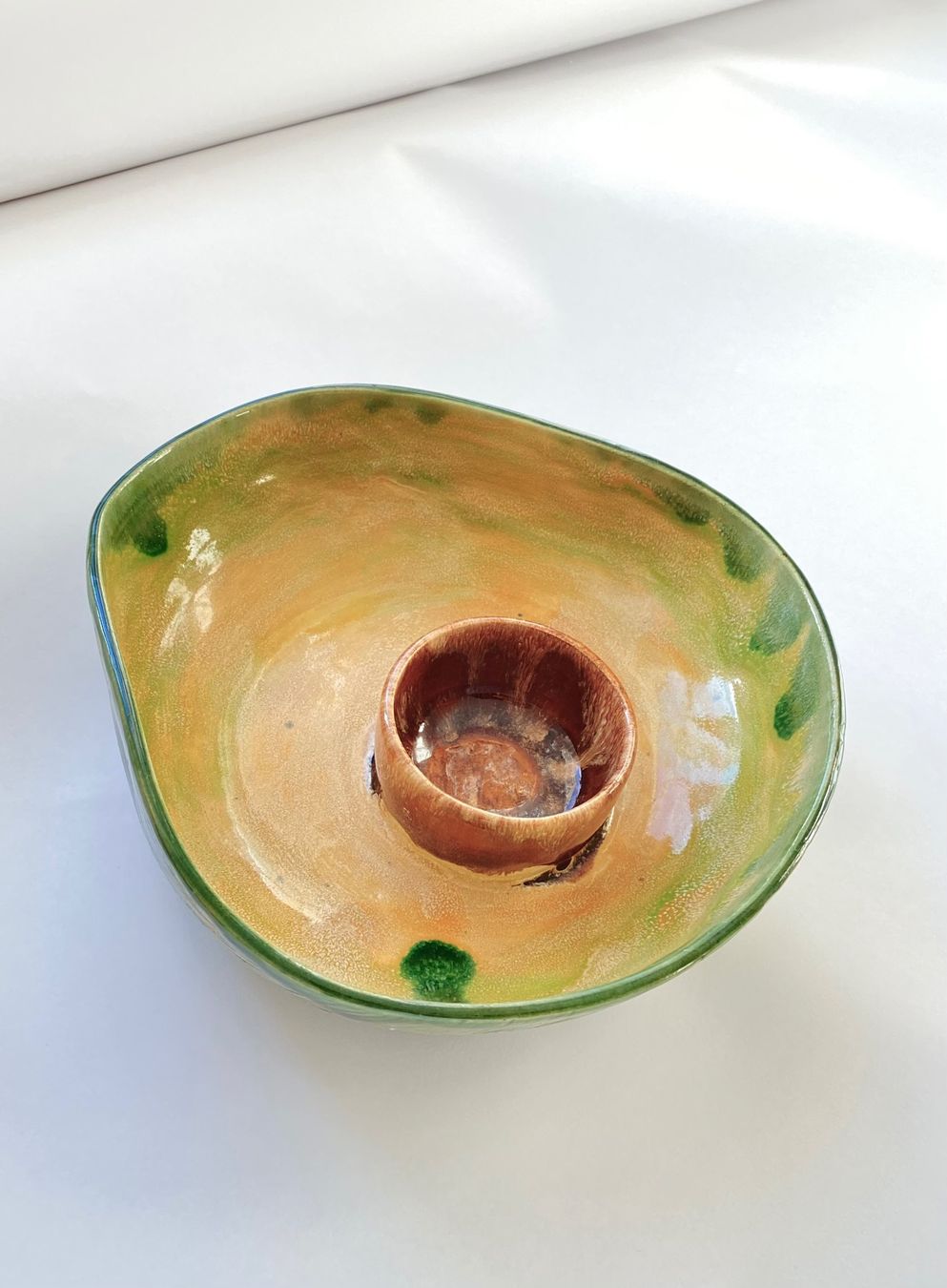 Servierplatten: Designer Apéro Schale aus Keramik – Neu (gemäss Beschreibung) aus Olten von ksenya.s