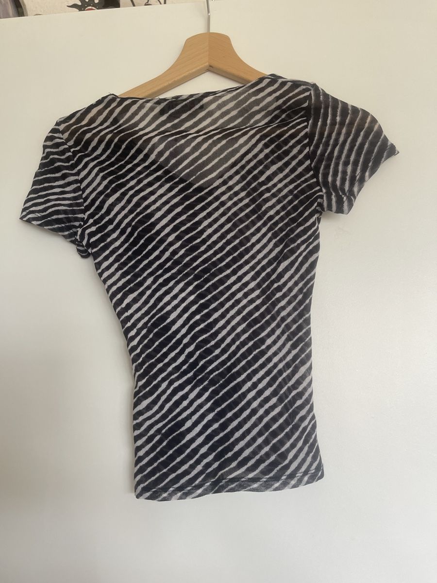 Top: Schwarz Weiss Top.  – Nuovo (secondo la descrizione) da Meilen venduto da aca_sq6j 1