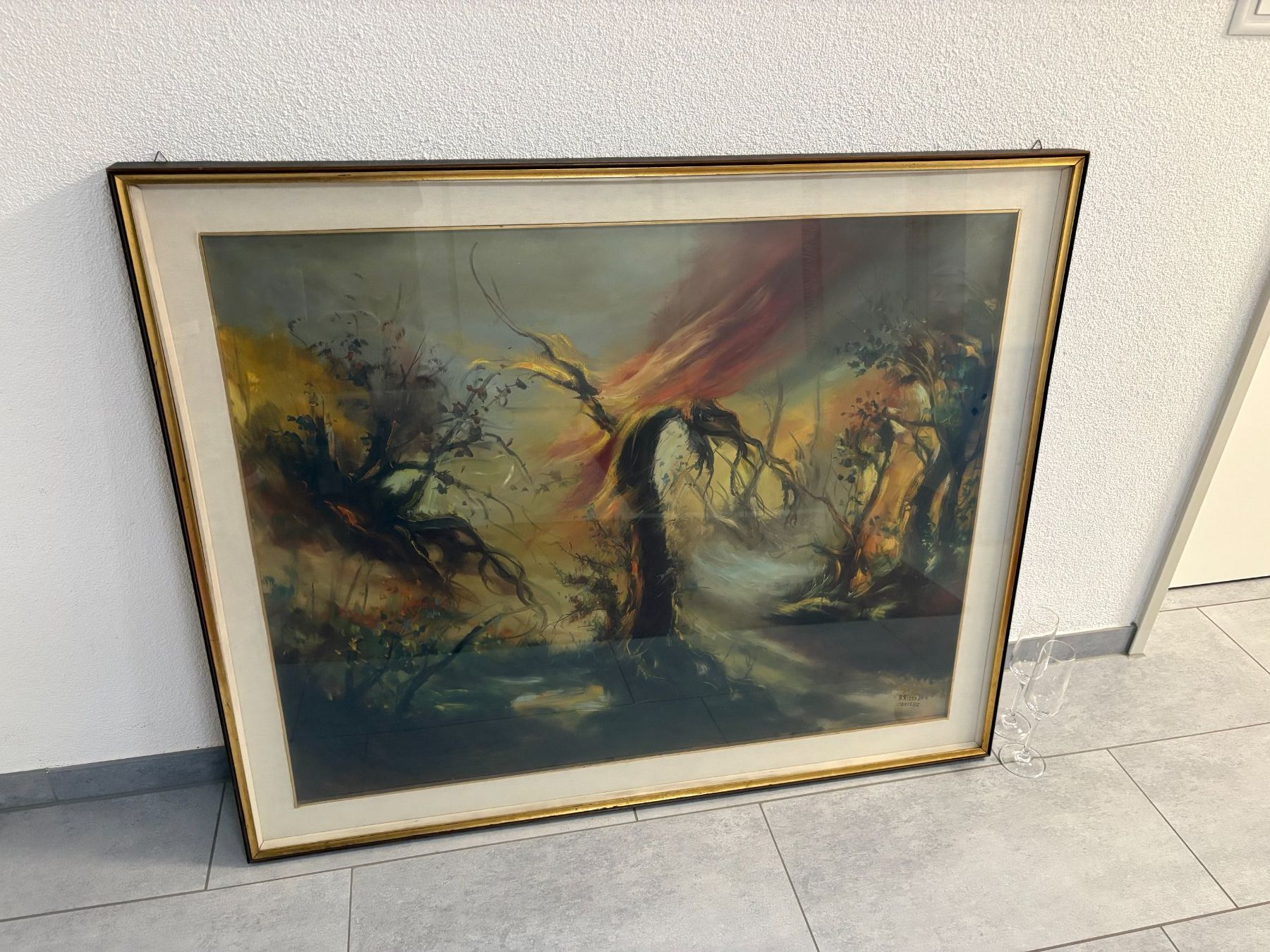 Dipinti: 113 x93/ A. Rizzo DA CONTESSE/ Öl Gemälde magisch – Usato da Ottenbach venduto da TimelessEmotions. 4