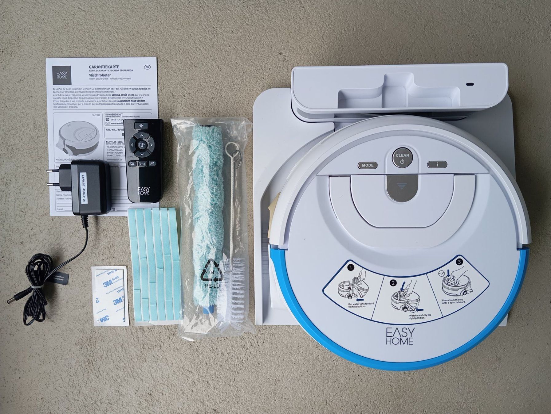 Staubsauger & Zubehör: EASY HOME Wischroboter *NEUWERTIG! – Neu und originalverpackt aus Zeneggen von shemesh_ 1