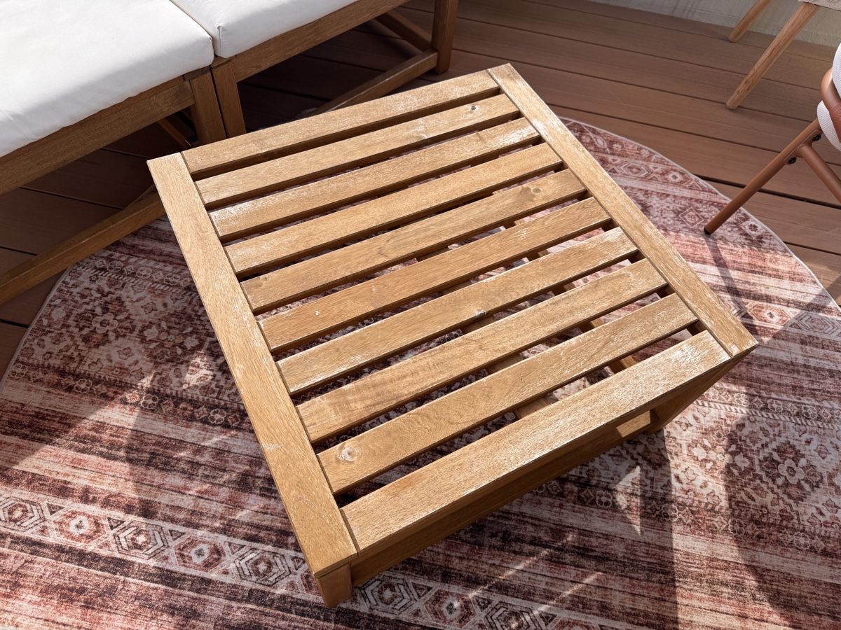 Set di tavolo e panche: Gartenlounge Set Holz mit Polstern – Usato da Rotkreuz venduto da florishop 4