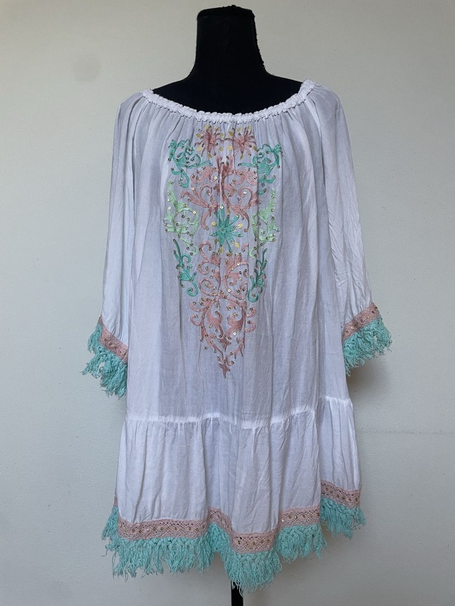 Tuniche: Boho Tunika / Minikleid von Miss June – Nuovo (secondo la descrizione) da Sigriswil venduto da ck56 1