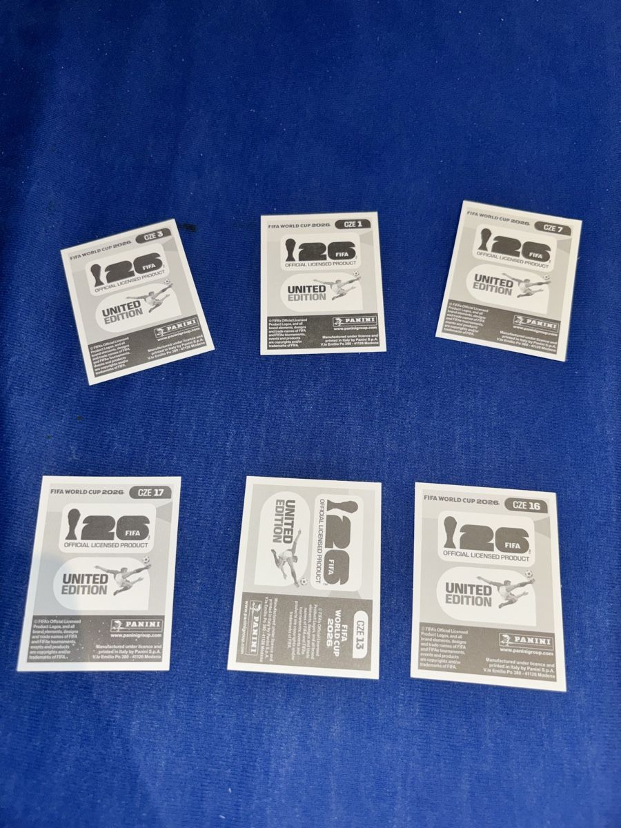 Panini Carte collezionabili: Tschechien 6x panini – Nuovo (secondo la descrizione) da Olten venduto da Melxnie_46 1