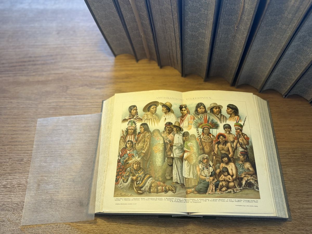 Libri: Brockhaus Konversationslekikon Leipzig 1908  – Usato da Winkel venduto da grexy 3