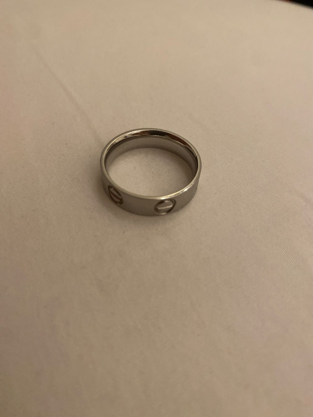 Anelli: Sterling Silver/stainless steel Ring – Usato da Zürich venduto da SunnySeller 3