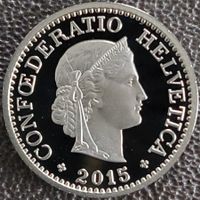 10 Rappen 2015 pp / aus Münzsatz