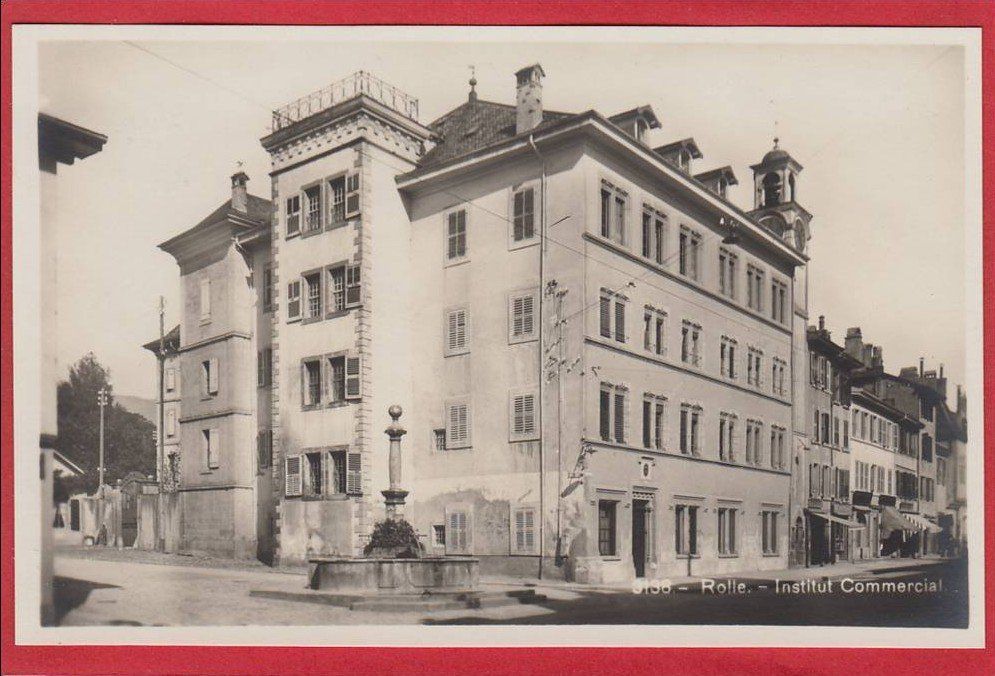 Cartoline postali: ROLLE INSTITUT COMMERCIAL – Usato da Grüningen venduto da Kartenlaube