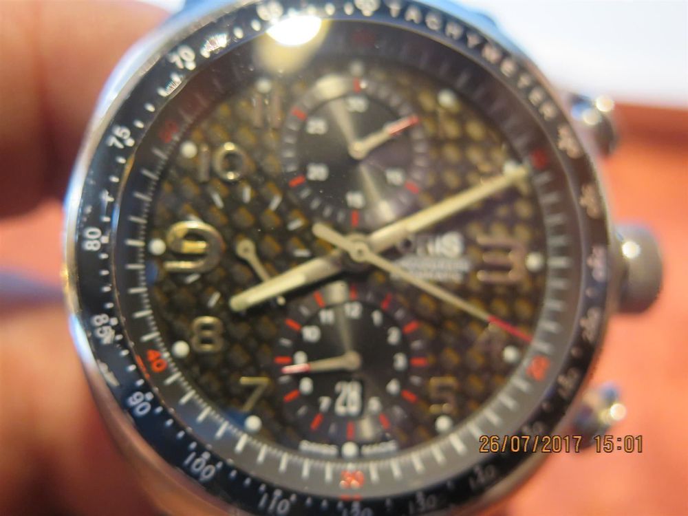 Oris Chronograph Automatik 7587 72 Titan Acheter sur Ricardo