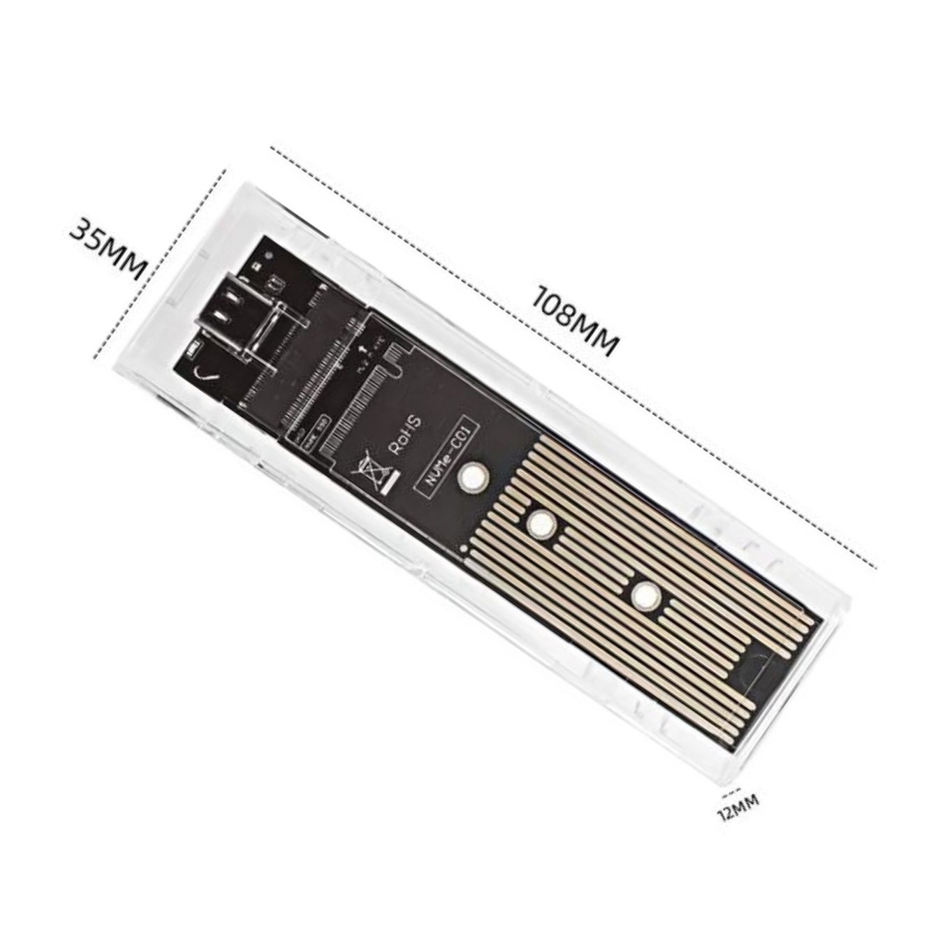 Dischi rigidi: M.2 NVMe PCIe & NGFF SATA SSD USB 3.1 Gehäuse external Case – Nuovo e nell'imballaggio originale da Uster venduto da -FPS- 4
